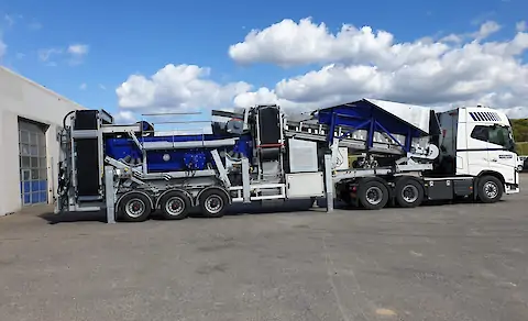Blue Phoenix's mobile plant incinerator bottom ash (IBA) processing