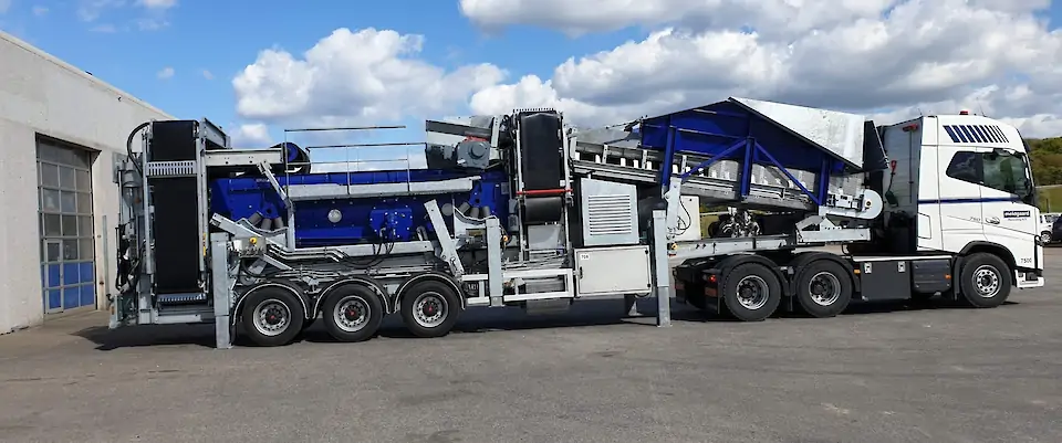 Blue Phoenix's mobile plant incinerator bottom ash (IBA) processing